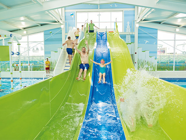 Indoor flume at Thornwick Bay